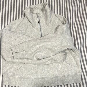 Women’s Lululemon Scuba Gray Half-Zip Sweatshirt
